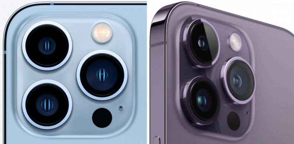 Камеры в iPhone 13 Pro и 14 Pro