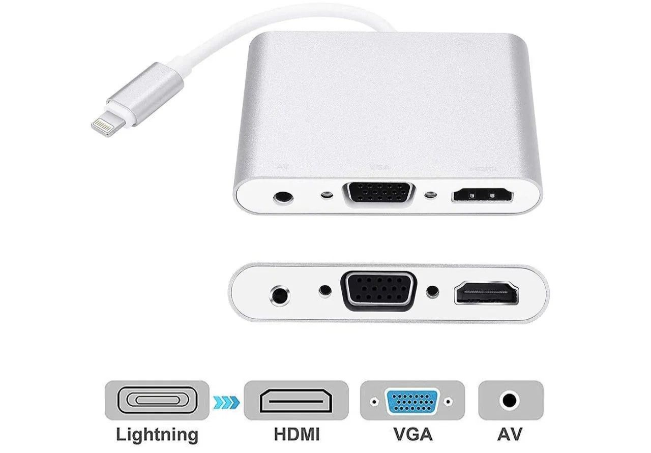 Apple Lightning to HDMI/VGA