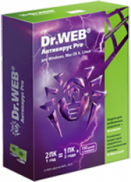 Dr.Web Pro (CBW-W12-0001-2) Скретч-карточка Продление