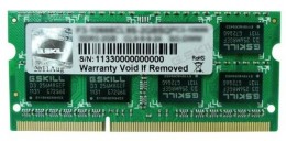 SODIMM 8192Mb DDR3 1333Mhz G.Skill 9-9-9-24 Retail F3-10666CL9S-8GBSQ