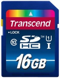 Transcend SDHC 16 GB Class 10 UHS-I Premium (X300) TS16GSDU1