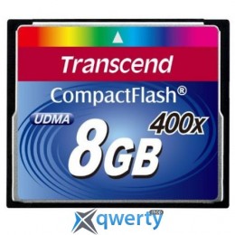 Transcend Compact Flash 8 GB (400X) TS8GCF400