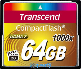 CompactFlash Transcend 1000X 64GB (TS64GCF1000)