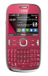 Nokia Asha 302 Plum Red