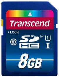 Transcend SDHC 8 GB Class 10 UHS-I Premium (X300) TS8GSDU1