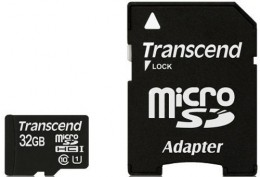 microSD Transcend 400X 32GB Class 10 +SD адаптер (TS32GUSDU1)