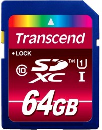 Transcend SDHC 64 GB Class 10 UHS-I Ultimate (X600) TS64GSDXC10U1
