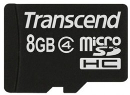 Transcend microSDHC 8 GB Class 4 TS8GUSDC4