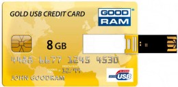 GOODRAM Credit Card 8 GB Gold PD8GH2GRCCPR9