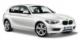 Модель автомобиля BMW 1 Series Five-Door (F20) Mineral White, Scale 1:18 80 43 2 210 021
