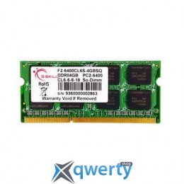 SoDIMM 4GB DDR2 800 MHz G.Skill (F2-6400CL6S-4GBSQ)