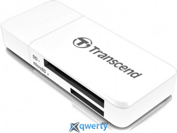 Картридер Transcend RDF5 USB-A 3.0 to SD microSD (TS-RDF5W) White