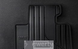 Коврики оригинальные для BMW 3 (F30) передние резиновые (черные) (51 47 2 219 799)