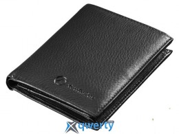 Мужской кожаный кошелек Mercedes-Benz Men's Leather Wallet Black (B66951351)