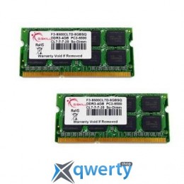 SoDIMM 8GB DDR3 (2x4GB) 1066 MHz G.Skill (F3-8500CL7D-8GBSQ)