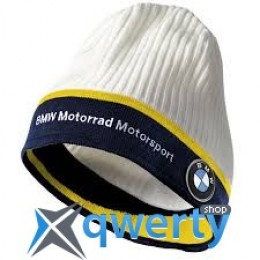 Вязаная шапка BMW Motorrad Motorsport Knit Cap Blue/White/Yellow (76738541456)