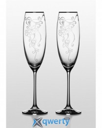 Grandioso набор бокалов для шампанского (Sunfloro платина)