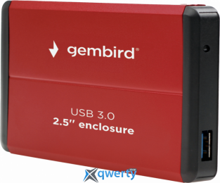 Gembird 2.5 USB-A 5Gbps Red (EE2-U3S-2-R)