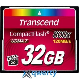 CompactFlash Transcend 800X 32GB (TS32GCF800)