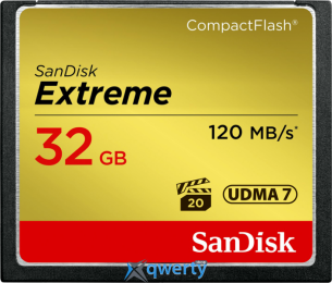 CompactFlash SanDisk Extreme 32GB UDMA 7 VPG-20 120MB/s (SDCFXSB-032G-G46)