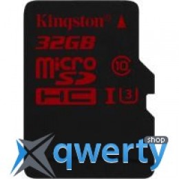 Kingston 32GB microSD Class10 UHS-I U3 (SDCA3/32GBSP)
