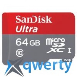 SANDISK 64GB microSD class10 UHS-I (SDSQUNC-064G-GN6MA)