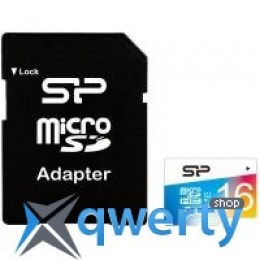 Silicon Power 16GB microSD class10 UHS-I Elite COLOR (SP016GBSTHBU1V20SP)
