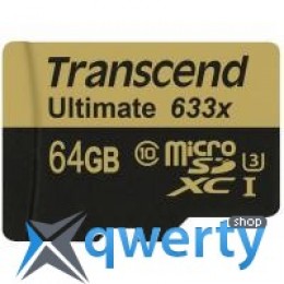 Transcend 64GB microSD class10 UHS-I U3 (TS64GUSDU3)