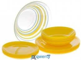 СЕРВИЗ LUMINARC ARTY YELLOW СТОЛОВЫЙ 19 ПРЕДМЕТОВ H8773