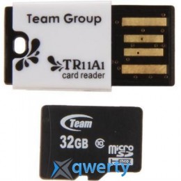 Team 32GB class 10 Team + Reader (TUSDH32GCL1029)