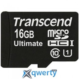Transcend 16Gb microSDHC Class 10 UHS-I Ultimate 600x (TS16GUSDHC10U1)