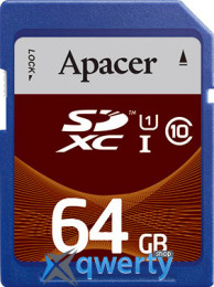 SD 64GB Apacer UHS-I Class 10 (AP64GSDXC10U1-R)