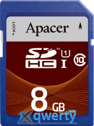 SD Apacer 8GB Class 10 (AP8GSDHC10U1-R) 4712389899064
