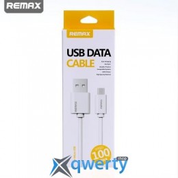 USB-microUSB кабель Remax Classic 1м белый в упаковке