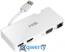 HIS Multi-View USB Portable Docking Station (HDOCKP)