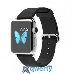 Apple Watch 38mm Stainless Steel Case with Black Classic Buckle MJ312