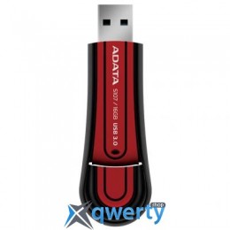 A-DATA 16Gb A-DATA S107 16GB Red rubber USB3.0 (AS107-16G-RRD)