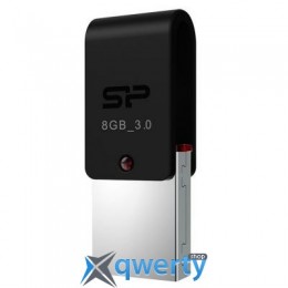 Silicon Power 8GB Mobile X31 USB 3.0, OTG, Black (SP008GBUF3X31V1K)