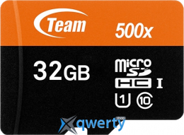 microSD Team 32GB Class 10 Orange +SD адаптер (TUSDH32GUHS03)