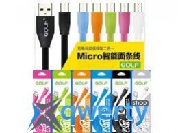 Golf USB cable micro flat
