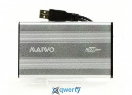 Maiwo K2501A-U2S 2.5 USB-A 480Mbit Silver