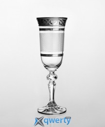 Christine набор бокалов для шампанского (Maharaja Karo платина)