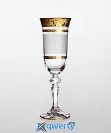 Christine набор бокалов для шампанского (Maharaja Karo золото)