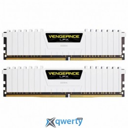 DDR4 16GB (2X8GB) 3200 MHZ LPX WHITE CORSAIR (CMK16GX4M2B3200C16W)