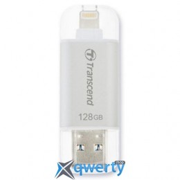 Transcend 128GB Go 300 USB/Lightning Silver (TS128GJDG300S)