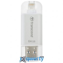Transcend 64GB Go 300 USB/Lightning Silver (TS64GJDG300S)
