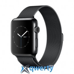 Apple Watch Series 2 42mm Stainless Steel Case with Milanese Loop Band (MNPU2)