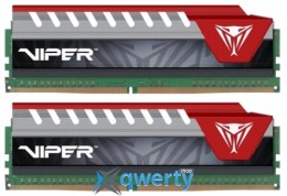 Viper Elite Series DDR4 8GB (2 x 4GB) 3200MHz Kit (Red)(PVE48G320C6KRD)