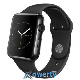 Apple Watch MLCK2 38mm Space Black Stainless Steel Case with Black Sport Band