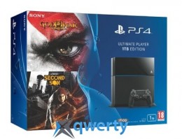 Sony Playstation 4 1TB + FIFA 16, God of War III Remastered, inFAMOUS Second Son
